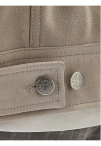 BOSS Kurtka skórzana Johot 50552130 Szary Regular Fit. Kolor: szary. Materiał: skóra #2