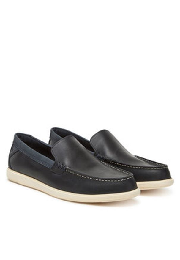Clarks Mokasyny Bratton Loafer 26181278 Granatowy. Kolor: niebieski. Materiał: skóra