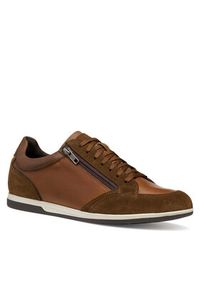 Geox Sneakersy U Renan U564GA 022FF C6003 Brązowy. Kolor: brązowy. Materiał: zamsz, skóra #3