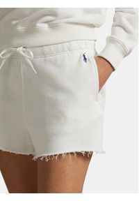 Polo Ralph Lauren Szorty sportowe 211965103001 Biały Straight Fit. Kolor: biały. Materiał: bawełna #3