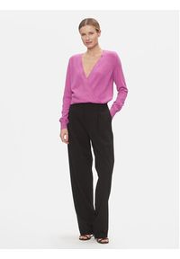 Vila Sweter Ril 14092042 Fioletowy Regular Fit. Kolor: fioletowy. Materiał: wiskoza #2