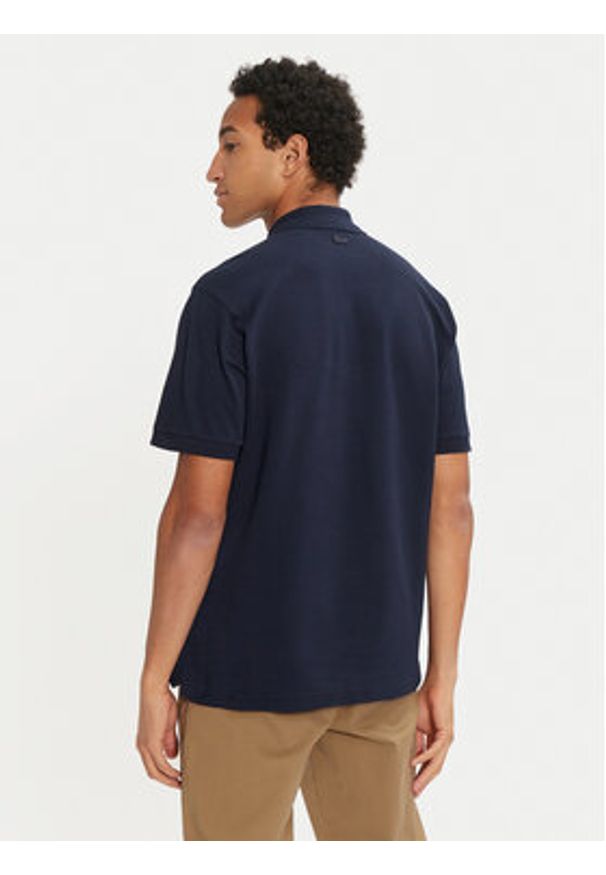 Lacoste Polo PH3600 Granatowy Regular Fit. Typ kołnierza: polo. Kolor: niebieski. Materiał: bawełna