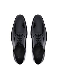 BOSS Półbuty Derrek 50549654 Czarny. Kolor: czarny. Materiał: lakier, skóra #3