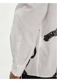Just Cavalli Koszula 76OAL2S2 Biały Regular Fit. Kolor: biały. Materiał: bawełna #5