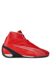 Puma Sneakersy Scuderia Ferrari Carbon Cat Mid 307545 02 Czerwony. Kolor: czerwony. Materiał: skóra