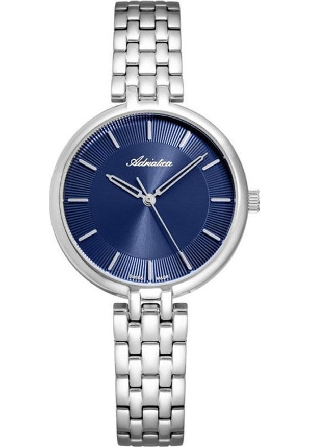 Zegarek Adriatica Zegarek damski Adriatica A3763.5115Q srebrny. Kolor: srebrny