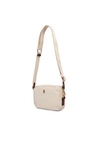 TOMMY HILFIGER - Tommy Hilfiger Torebka Popette Camera Bag AW0AW17704 Beżowy. Kolor: beżowy. Materiał: skórzane #4