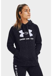 Under Armour - Bluza sportowa damska UNDER ARMOUR RIVAL FLEECE z kapturem. Typ kołnierza: kaptur. Kolor: wielokolorowy, czarny, biały