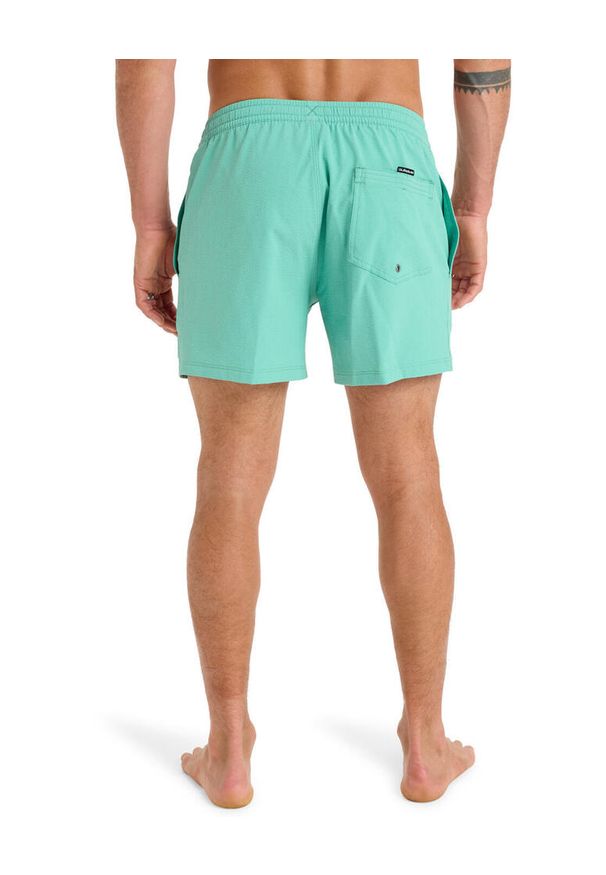 Quiksilver - Szorty kąpielowe dla Mężczyzn EVERYDAY FLEX VOLLEY 15". Kolor: zielony. Materiał: elastan, poliester, materiał. Styl: sportowy