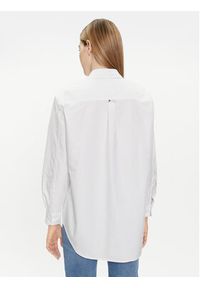 Tommy Jeans Koszula Badge DW0DW17807 Biały Relaxed Fit. Kolor: biały. Materiał: bawełna #2