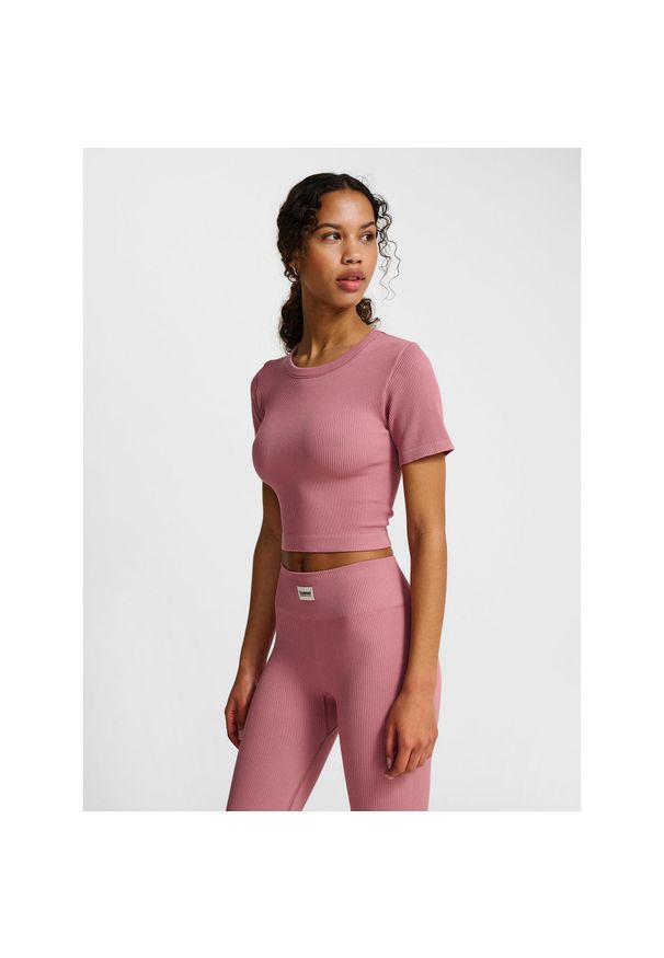 Damska koszulka bezszwowa Hummel Pulse. Kolor: fioletowy. Sport: piłka nożna