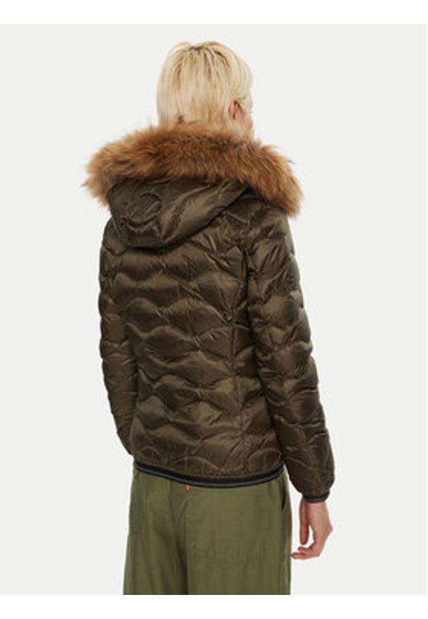 Blauer Kurtka puchowa 24WBLDC03048 Zielony Regular Fit. Kolor: zielony. Materiał: syntetyk