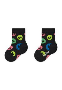 Happy-Socks - Happy Socks Zestaw 4 par wysokich skarpet dziecięcych XKSPC09-0200 Kolorowy. Materiał: materiał. Wzór: kolorowy #4