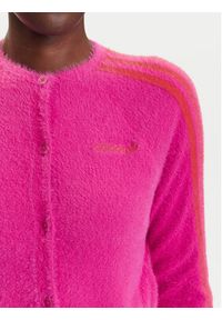 Adidas - adidas Kardigan Fluffy JW3645 Różowy Regular Fit. Kolor: różowy. Materiał: syntetyk #3