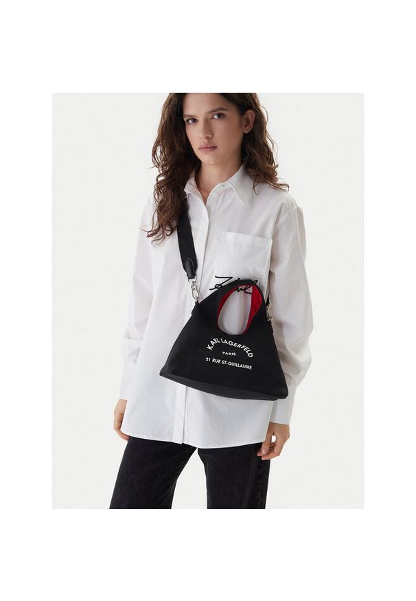 Karl Lagerfeld - Torebka KARL LAGERFELD. Kolor: czarny