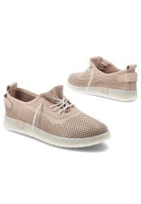 Półbuty damskie Ravini, ze skóry naturalnej licowej ażurowa cholewka sznurowanie lekka podeszwa casual, różowe, 2020-1. Okazja: na co dzień. Zapięcie: sznurówki. Kolor: różowy. Materiał: skóra. Szerokość cholewki: normalna. Wzór: ażurowy. Styl: casual #7