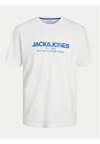 Jack & Jones - Jack&Jones T-Shirt Alvis 12256803 Biały Standard Fit. Kolor: biały. Materiał: bawełna #5
