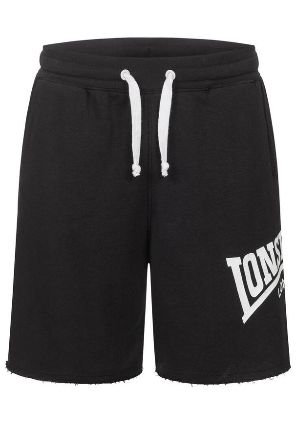 Krótka Lonsdale Polbathic. Kolor: czarny, biały, wielokolorowy. Materiał: bawełna. Długość: krótkie. Sport: fitness