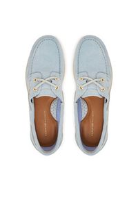 TOMMY HILFIGER - Tommy Hilfiger Mokasyny FW0FW09338 Błękitny. Kolor: niebieski. Materiał: skóra, zamsz #6