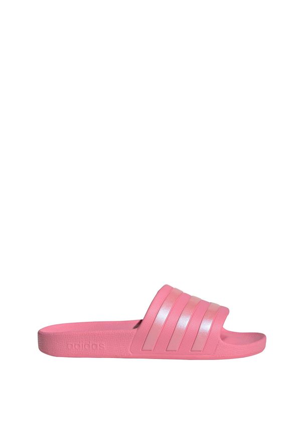 Adidas - Klapki adilette Aqua. Kolor: różowy. Styl: elegancki