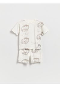 Reserved - Bawełniany komplet - złamana biel. Materiał: bawełna #1