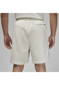 Szorty Jordan Men Wordmark Fleece Short Oatmeal Heather, Mężczyźni. Kolor: beżowy. Materiał: materiał, bawełna. Długość: krótkie. Sezon: lato