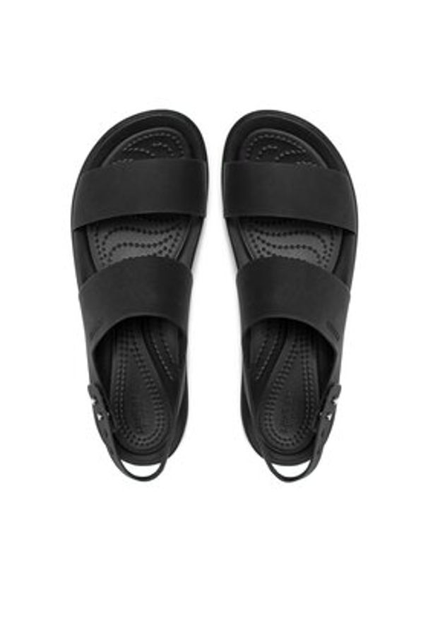 Crocs Sandały Brooklyn Low Wedge W 206453 Czarny. Kolor: czarny