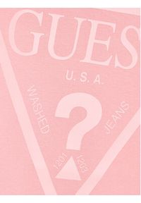 Guess Sukienka dzianinowa J2BK35 FL03S Różowy Regular Fit. Kolor: różowy. Materiał: bawełna #3
