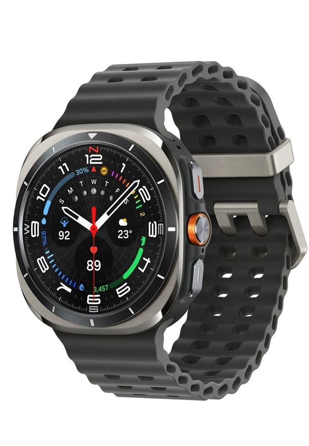 SAMSUNG - Samsung Galaxy Watch Ultra 2025 LTE 47mm Tytanowy Srebrny (L705). Kolor: srebrny