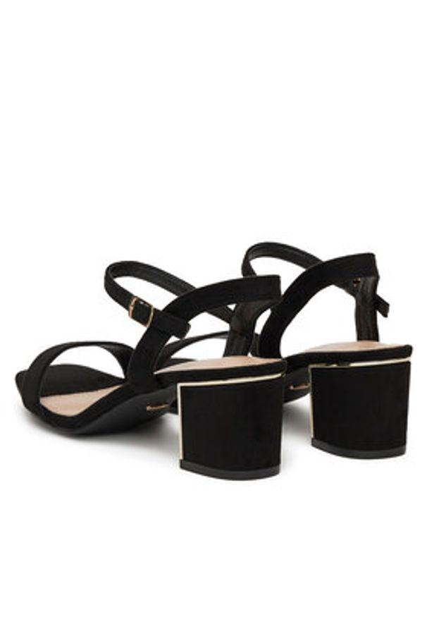 DeeZee Sandały F885-1 Czarny. Kolor: czarny. Materiał: materiał