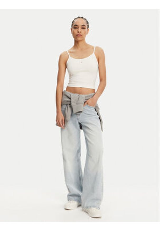 Tommy Jeans Komplet 2 topów Essential DW0DW18148 Kolorowy Regular Fit. Materiał: bawełna. Wzór: kolorowy