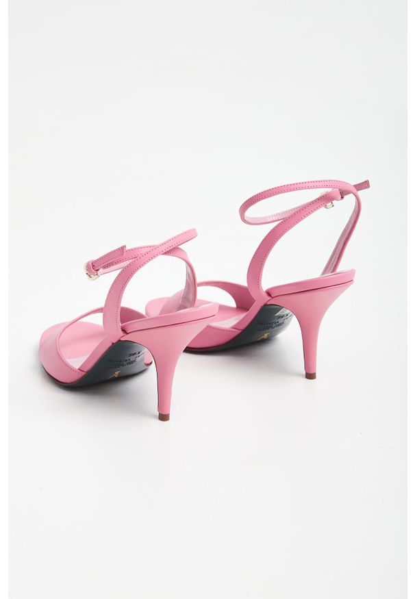 Patrizia Pepe - Sandały na szpilce PATRIZIA PEPE. Zapięcie: pasek. Materiał: skóra. Obcas: na szpilce