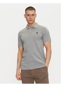 Timberland Polo TB0A6VDP Szary Regular Fit. Typ kołnierza: polo. Kolor: szary. Materiał: bawełna