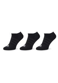 Adidas - adidas Stopki Thin and Light No-Show Socks 3 Pairs IC1327 Czarny. Kolor: czarny. Materiał: bawełna