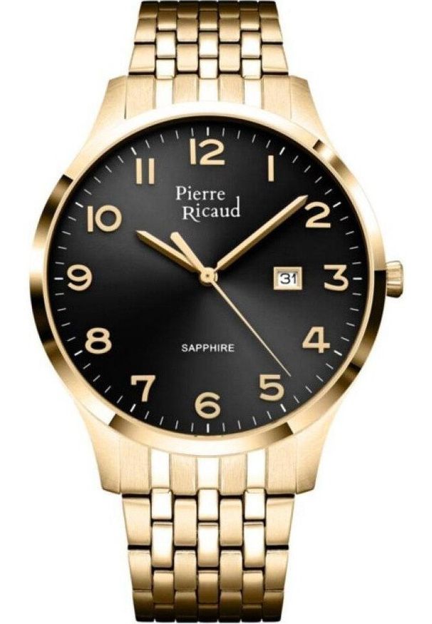 Zegarek męski Pierre Ricaud P60056.1124Q złoty. Kolor: złoty