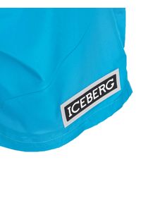 Iceberg Kąpielówki | ICE1MBM02 | Bicolor | Mężczyzna | Niebieski. Kolor: niebieski. Materiał: poliester. Wzór: nadruk, aplikacja