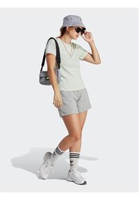 Adidas - adidas T-Shirt Essentials+ Made with Hemp T-Shirt HA7151 Zielony Slim Fit. Kolor: zielony. Materiał: bawełna #2