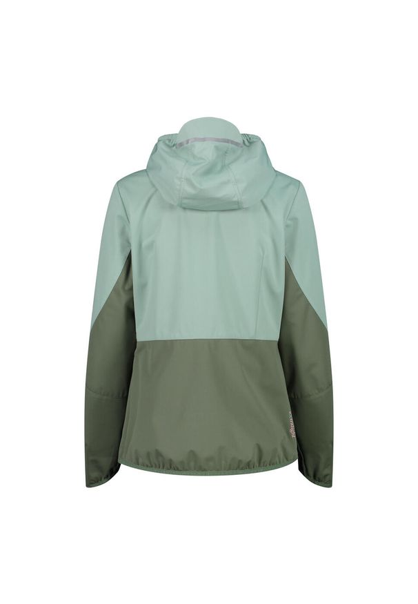 Kurtka softshell damska CMP Fix Hood. Kolor: zielony. Materiał: softshell. Sport: turystyka piesza