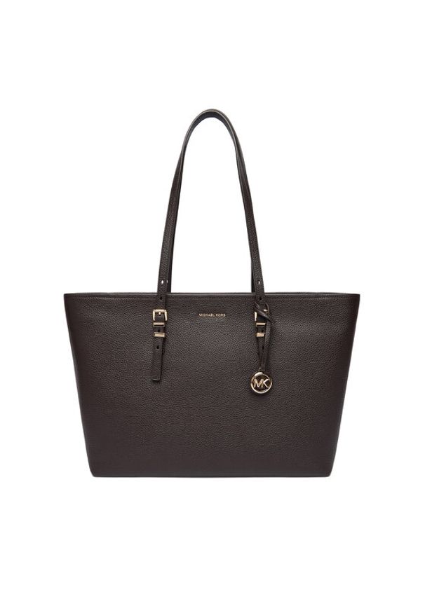 MICHAEL Michael Kors Torebka Quinn 30T5GQNT9L Brązowy. Kolor: brązowy. Materiał: skórzane