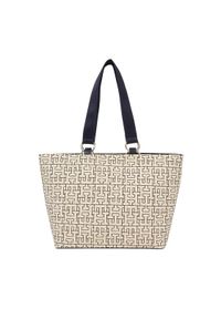 TOMMY HILFIGER - Tommy Hilfiger Torebka Th City Mono Tote Mono AW0AW16406 Écru #1