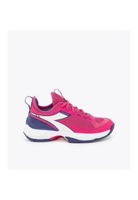 Buty tenisowe damskie Diadora Finale AG. Kolor: różowy, biały, wielokolorowy, niebieski. Sport: tenis