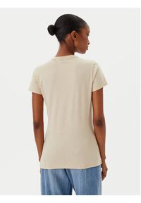 BOSS T-Shirt C_Elogo_20 50541343 Beżowy Slim Fit. Kolor: beżowy. Materiał: bawełna #2