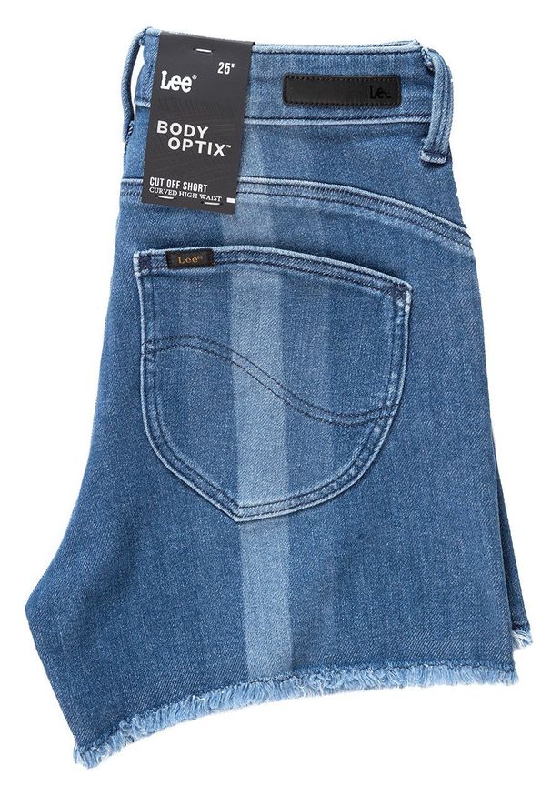 Lee - DAMSKIE SPODENKI LEE CUT OFF SHORT BODY OPTIX L37RQYYV 112108127