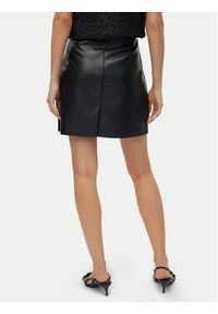 Vero Moda Spódnica z imitacji skóry Nelly 10322469 Czarny Regular Fit. Kolor: czarny. Materiał: skóra #4