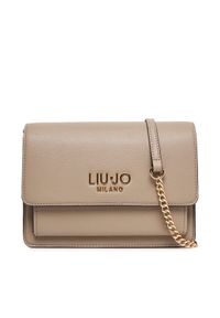 Liu Jo Torebka Ecs M Crossbody AF5152 E0058 Beżowy. Kolor: beżowy. Materiał: skórzane