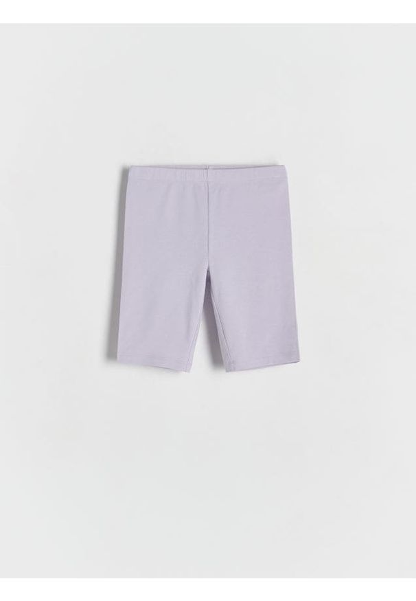 Reserved - Bawełniane kolarki - lawendowy. Kolor: fioletowy. Materiał: bawełna