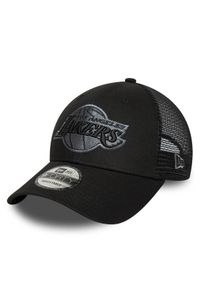 New Era Czapka z daszkiem LA Lakers NBA Black 9FORTY 60667432 Czarny. Kolor: czarny. Materiał: materiał, bawełna