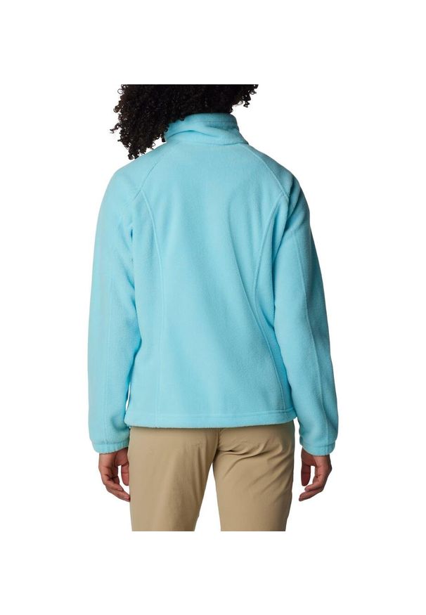 columbia - Polar Sportowy Damski Columbia Benton Springs Full Zip. Kolor: niebieski. Materiał: polar