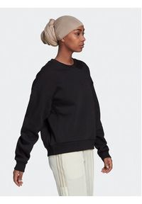 Adidas - adidas Bluza ALL SZN Fleece Sweatshirt HJ7995 Czarny Loose Fit. Kolor: czarny. Materiał: bawełna #2