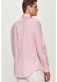 Polo Ralph Lauren - Koszula bawełniana. Okazja: na co dzień. Typ kołnierza: polo. Kolor: różowy. Materiał: bawełna. Długość rękawa: długi rękaw. Długość: długie. Styl: casual #2